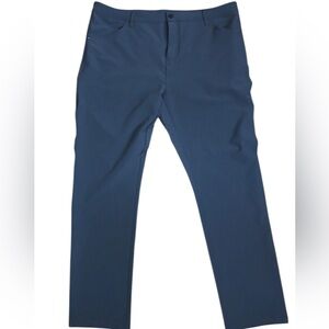 Kyodan Golf Pants Mens Navy Blue Straight Leg Athletic Sports Trousers Size 38